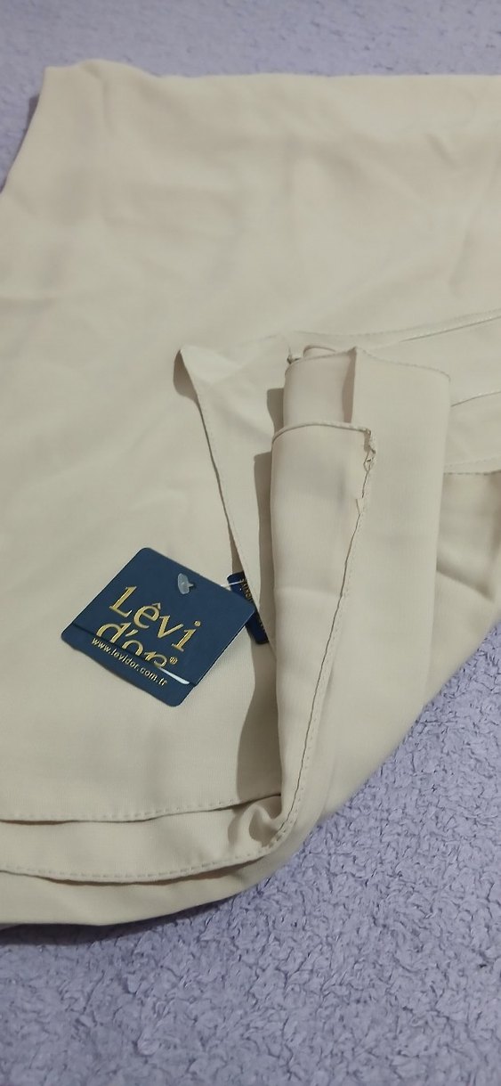 Levidor Düz Medine İpeği Kumaş şal - Görsel 2