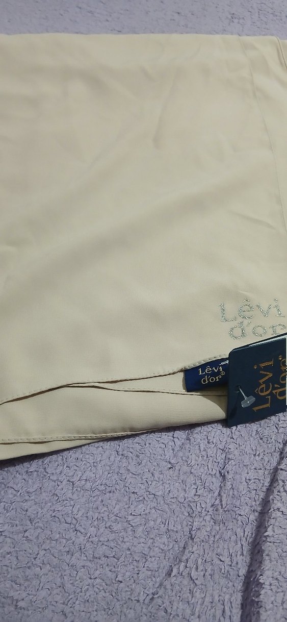 Levidor Düz Medine İpeği Kumaş şal - Görsel 5