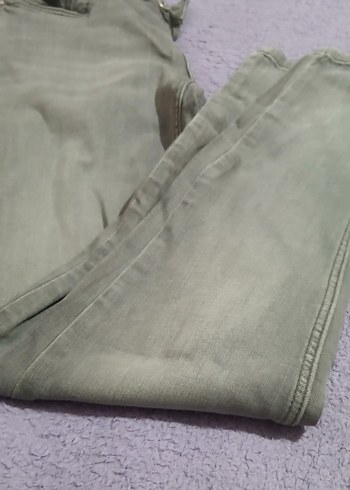 Zara Gri Fermuarlı Kadın Jean - Görsel 3