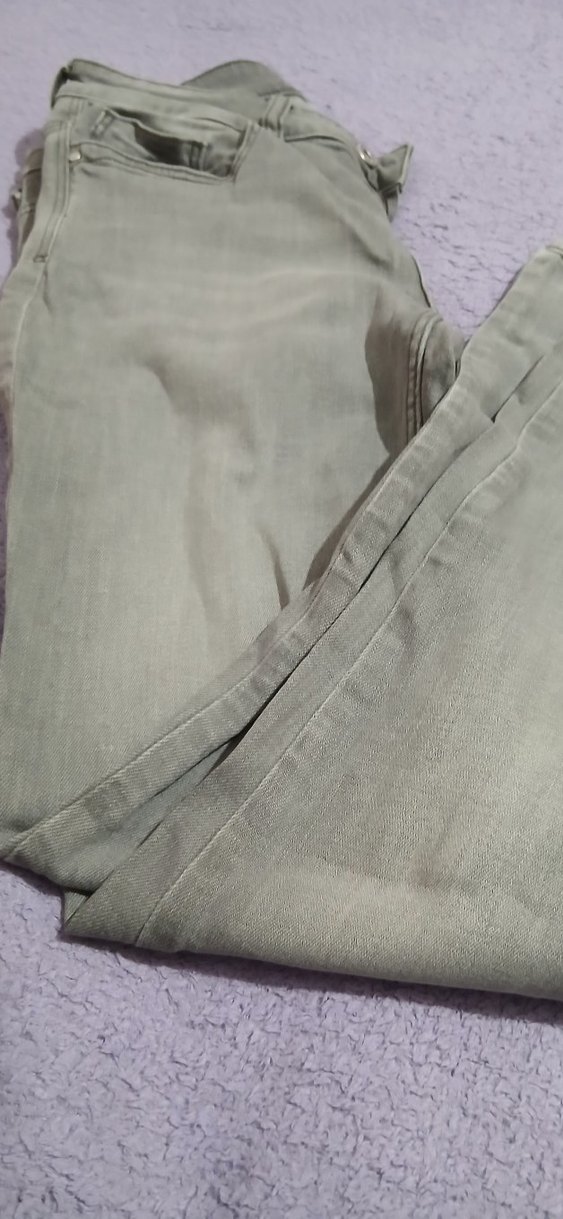 Zara Gri Fermuarlı Kadın Jean - Görsel 2