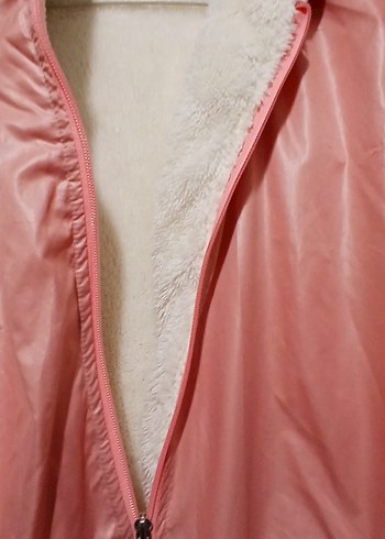 BAYAN  Pembe Fermuarlı Yağmurluk - Görsel 6