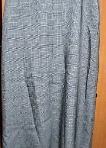 Gri Drapeli Uzun Eteği - Görsel 6