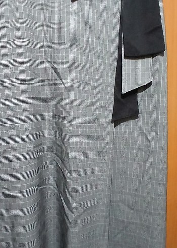 Gri Drapeli Uzun Eteği - Görsel 2