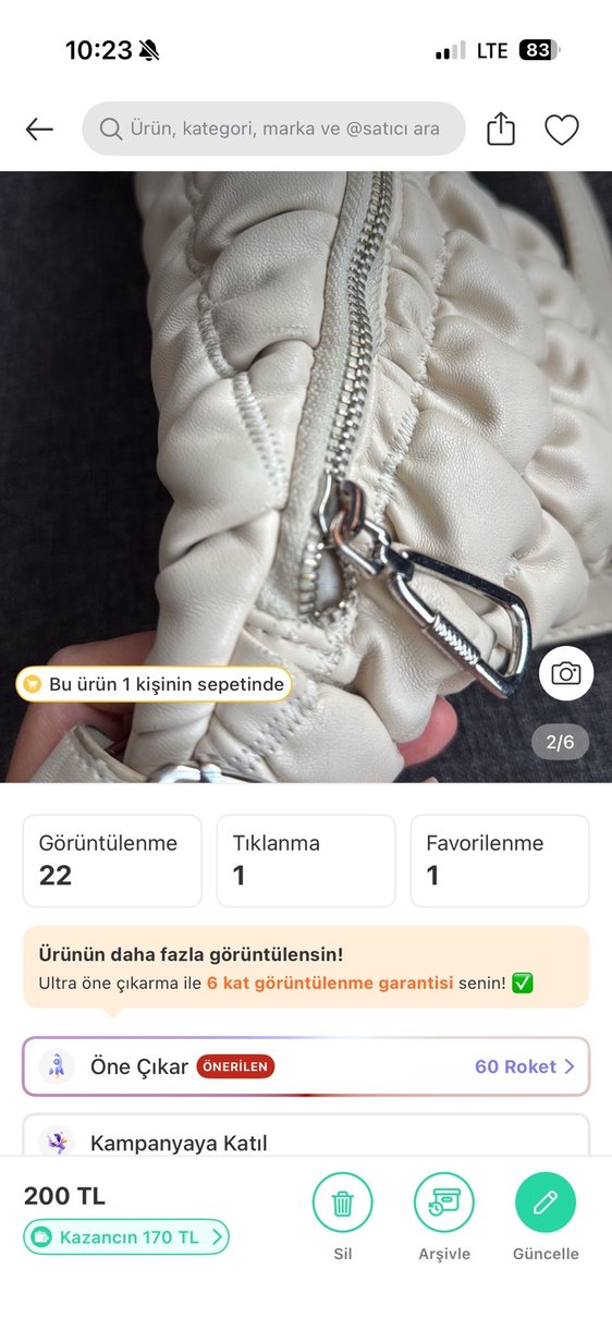 Bershka çanta - Görsel 3