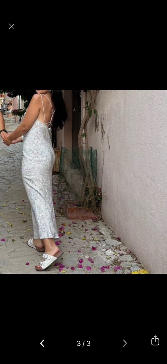 Zara Uzun Askılı Elbise - Görsel 3