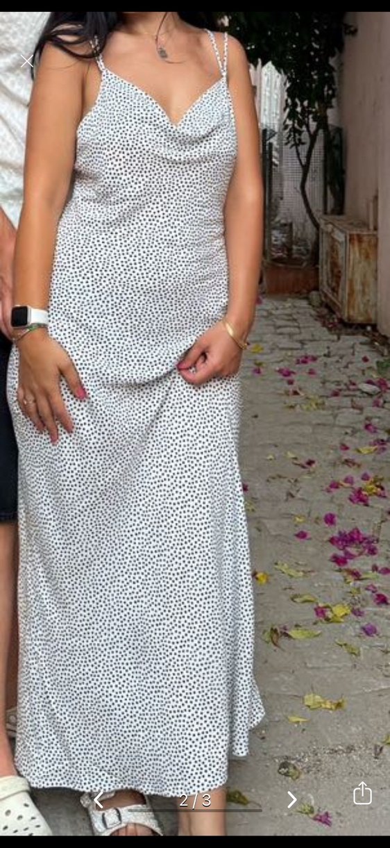 Zara Uzun Askılı Elbise - Görsel 2