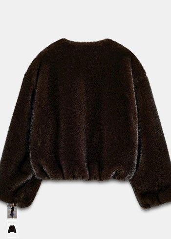 Zara Peluş Mont - Görsel 2