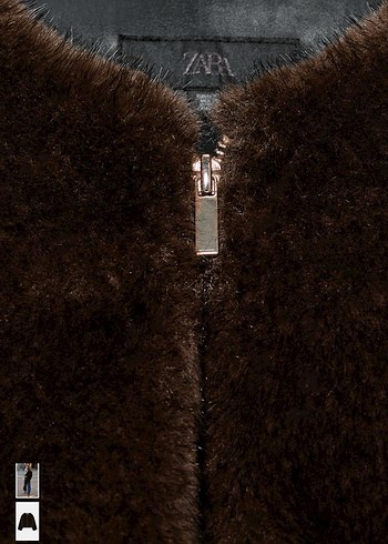Zara Peluş Mont - Görsel 3