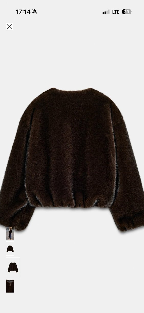 Zara Peluş Mont - Görsel 2