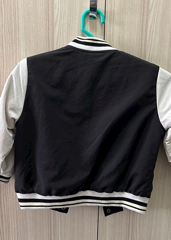 24-36 Ay Beden Zara Erkek Çocuk Siyah Baskılı Mont