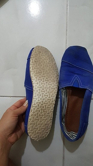 36 Beden mavi Renk toms ayakkabı