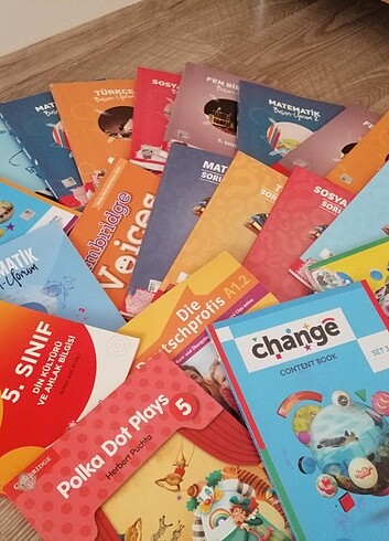 Beden Bahçeşehir Koleji 5.sınıf ful kitap seti