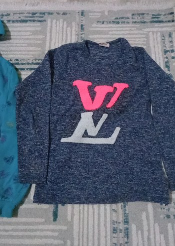 Civil Kızlar için mavi fermuarlı kapüşonlu sweatshirt