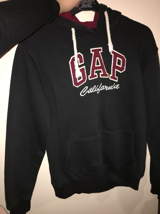 Gap Siyah Kapsonlu Gap Sweatshirt %78 İndirimli - Gardrops