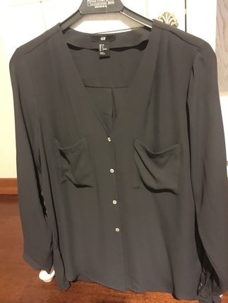 H&M H&m siyah gomlek