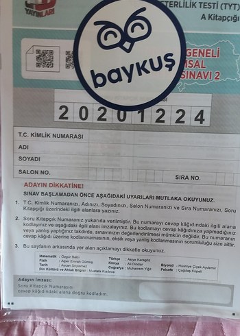 Beden Renk Baykuş Mentörlük Deneme Kutusu