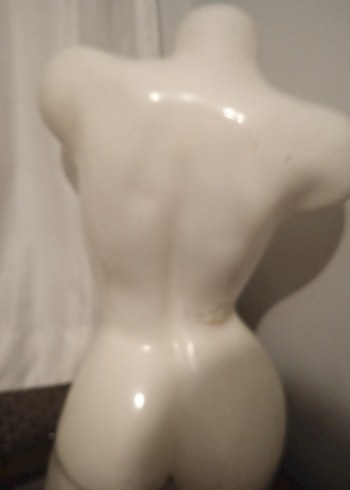 Beyaz Kadın Gövde Figürü - Görsel 2