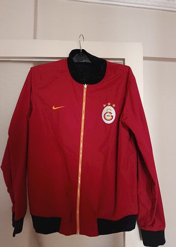 Kırmızı Nike Galatasaray Fermuarlı Ceket Çift taraflı