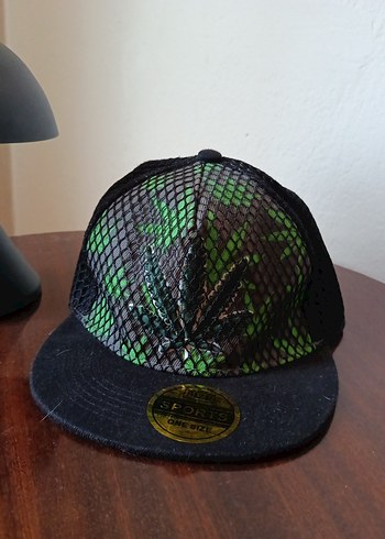 Diğer Yeşil Fileli Rock Punk Şapka Cap.