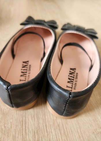 Kız Çocuk Siyah Fiyonk Detaylı Babet - Görsel 2