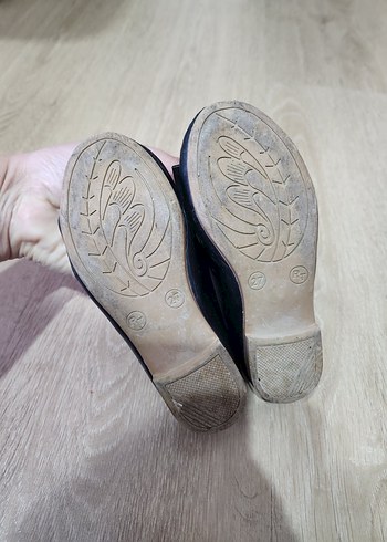 Kız Çocuk Siyah Babet Ayakkabı - Görsel 2