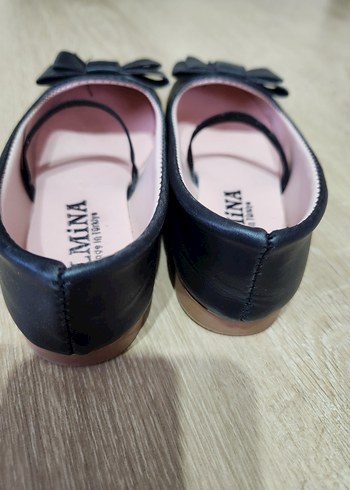 Kız Çocuk Siyah Babet Ayakkabı - Görsel 3