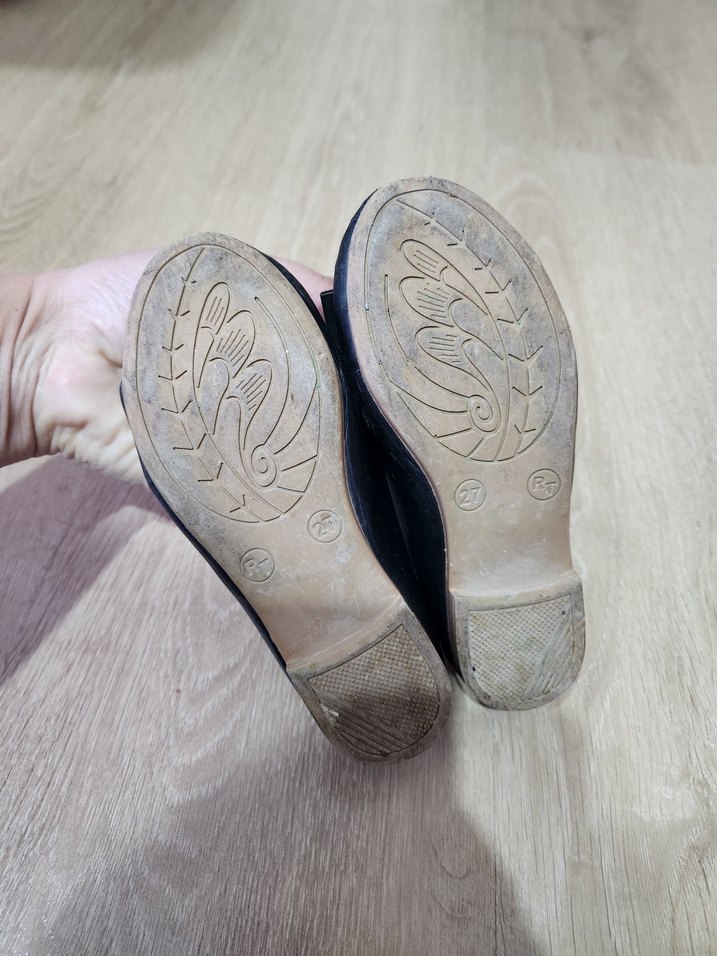 Kız Çocuk Siyah Babet Ayakkabı - Görsel 2