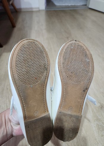 Kız Çocuk Beyaz Fiyonk Detaylı Babet - Görsel 5