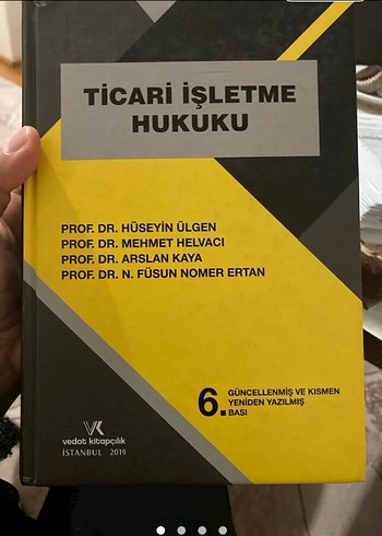 Ticari İşletme Hukuku Kitabı - Güncellenmiş 6. Baskı