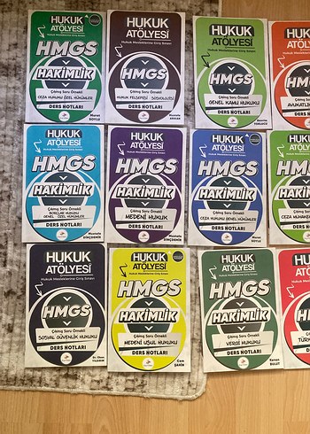 Hukuk Atölyesi HMGS Hakimlik Ders Notları Seti - Görsel 2