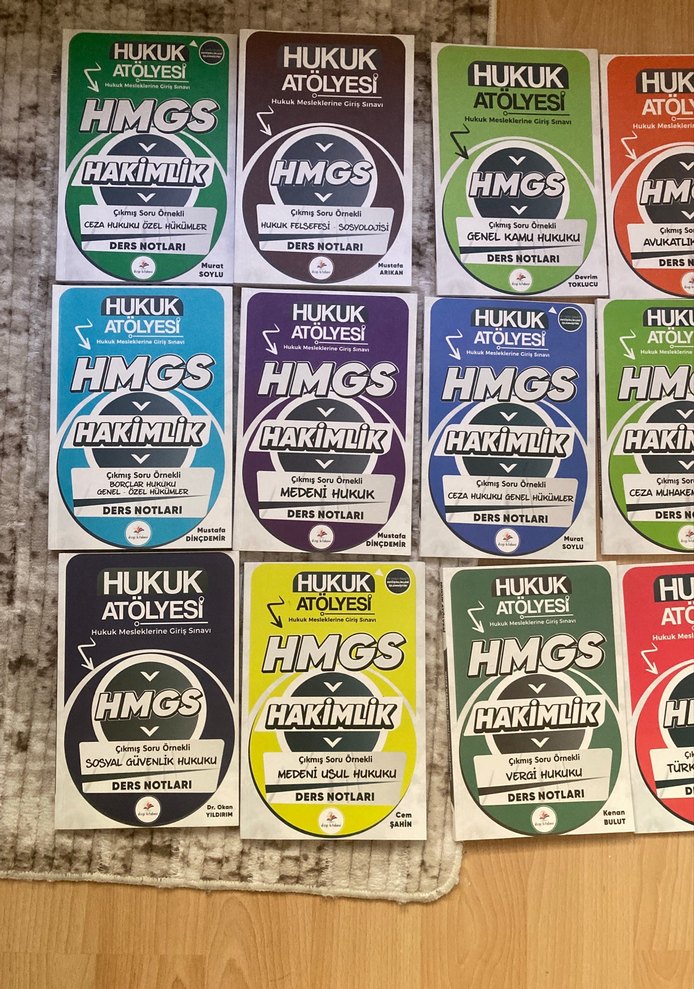 Hukuk Atölyesi HMGS Hakimlik Ders Notları Seti - Görsel 2
