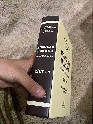 Borçlar hukuku genel hükümler cilt 1 oğuzman