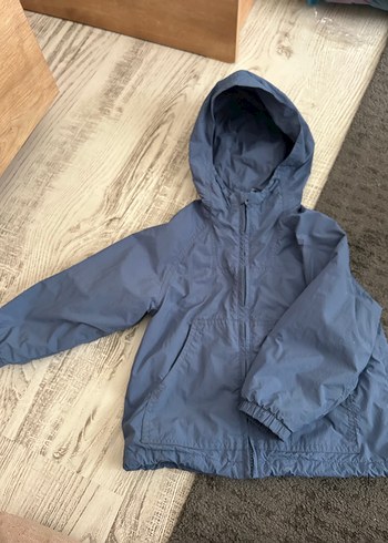 Zara Kapüşonlu Erkek Çocuk Mavi Mont - Görsel 3