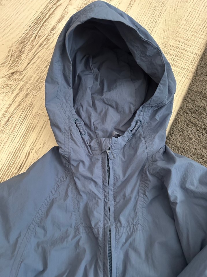 Zara Kapüşonlu Erkek Çocuk Mavi Mont - Görsel 5