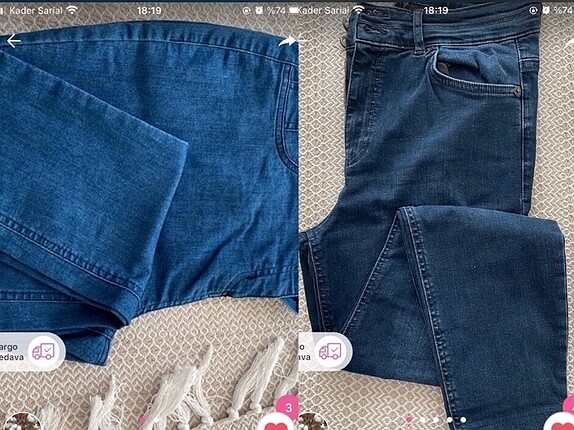Kot pantolon 2 adet