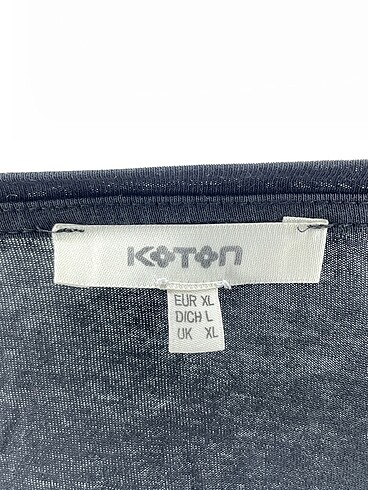 xl Beden siyah Renk Koton T-shirt %70 İndirimli.