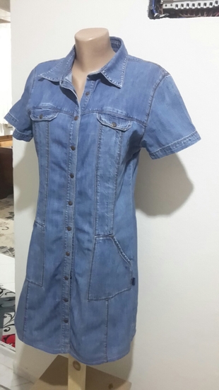 Mavi Mavi jeans kot elbise çok şık