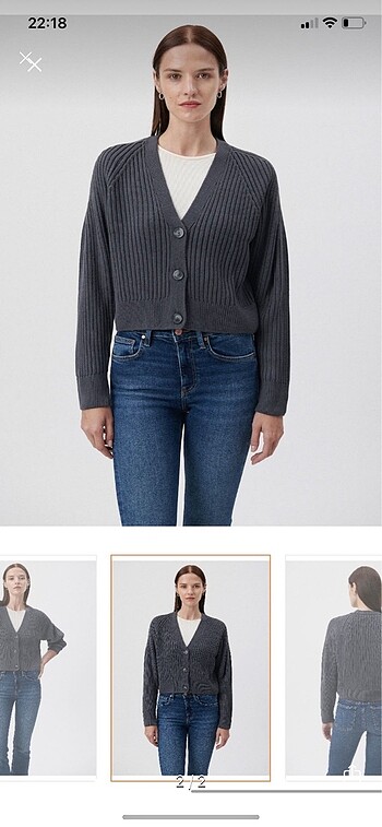 Mavi Jeans Gri hırka