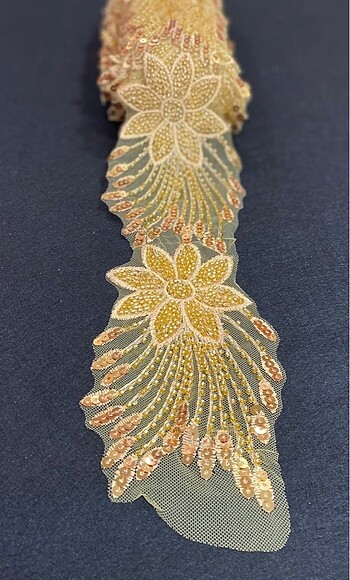 Boncuklu dantel - Görsel 5