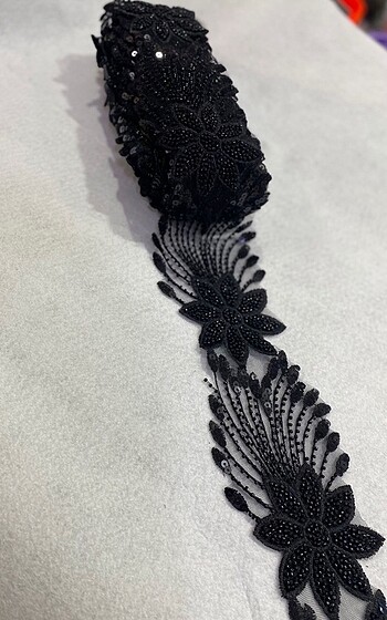 Boncuklu dantel - Görsel 8