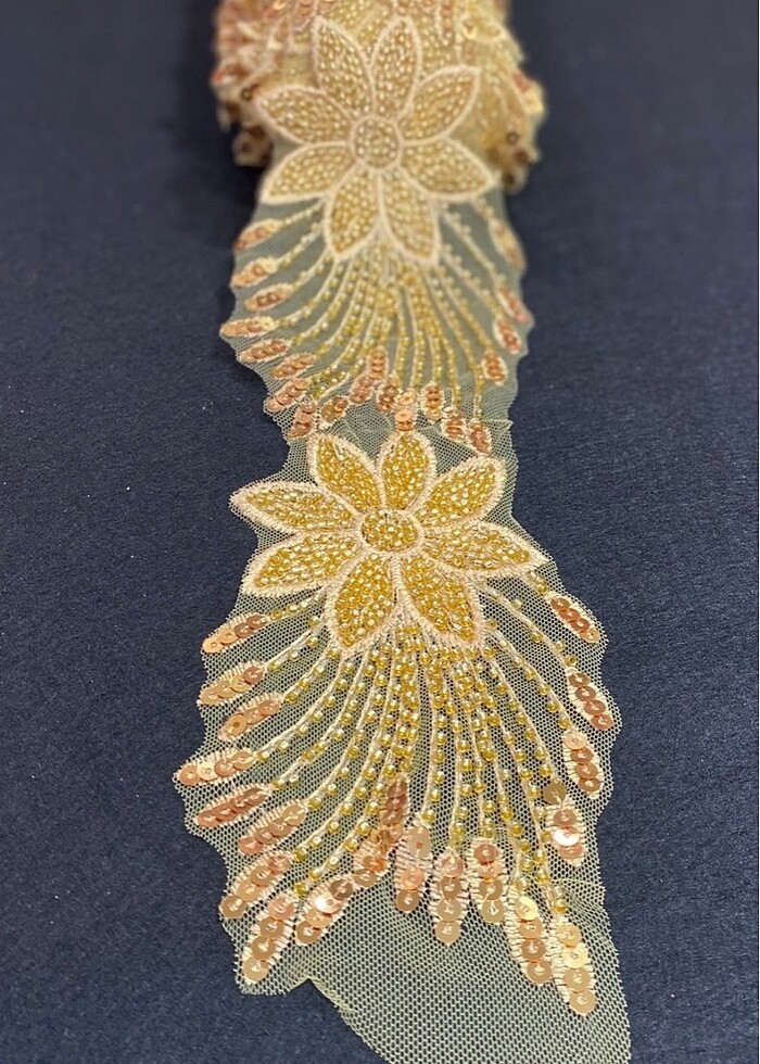 Boncuklu dantel - Görsel 5