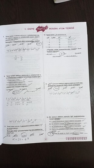  Beden Renk Ayt kimya soru bankası orbital yayınları