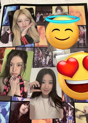 K-pop Temalı Fotoğraf Kartları