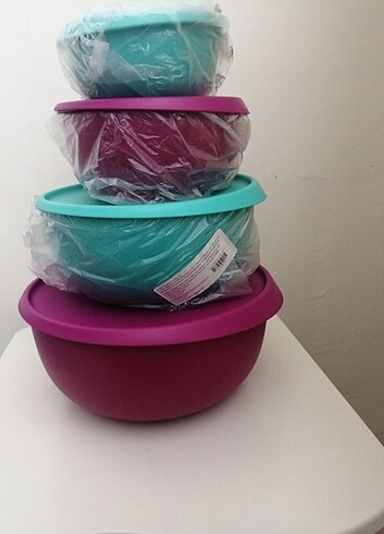 Tupperware. 4 lü yonca set