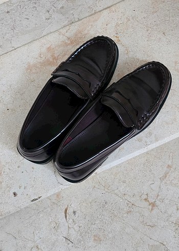 Hm Klasik kadın Kemerli Loafer - Görsel 4