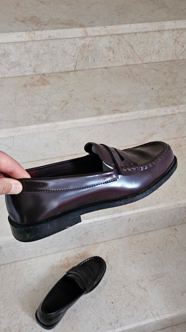 Hm Klasik kadın Kemerli Loafer - Görsel 5