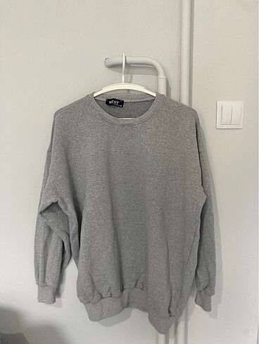 Gri Sweatshirt Oversize