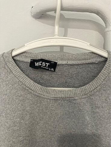 Diğer Gri Sweatshirt Oversize