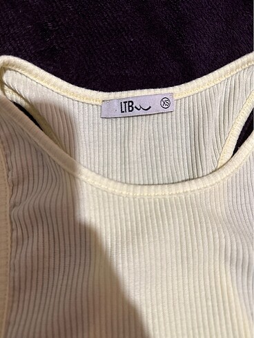 xs Beden ltb sarı crop