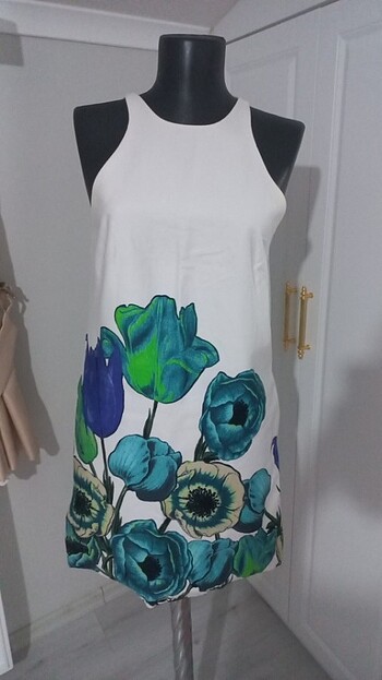 Zara Çiçekli zara elbise
